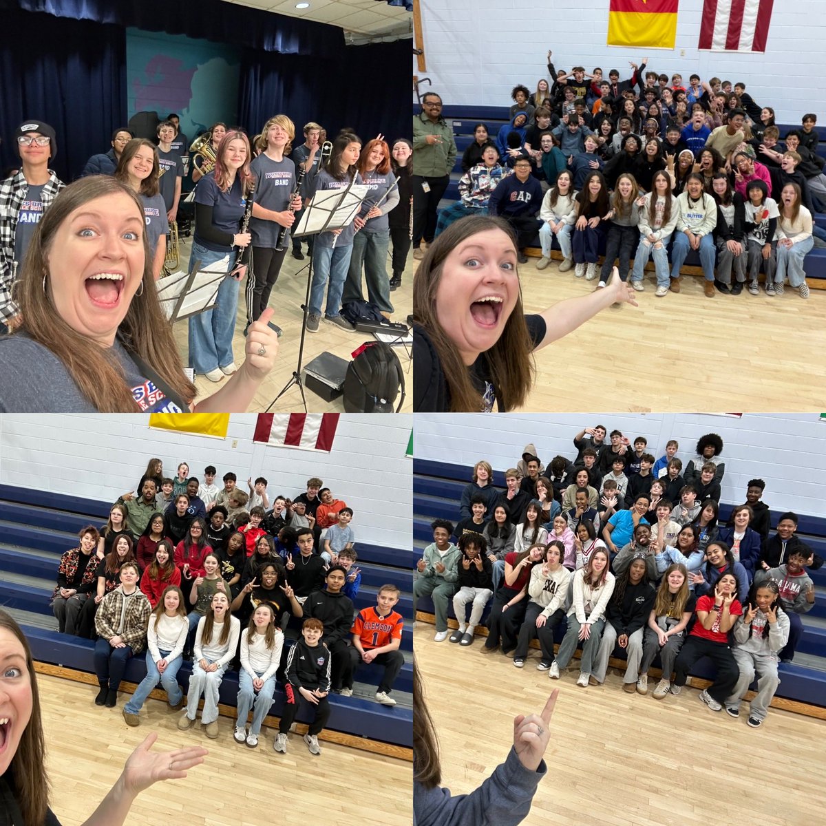 HBMSBand's tweet photo. Lanae Dickstein, Director of Bands, has been named the 2026-2027 Haynes Bridge Middle School Teacher of the Year 

From Mrs. D: “To all my students, past and present: Thank you for making it easy to come to “work” each day and share the joy of music with you all” 💙🎶 https://t.co/xbd4b9TPlx