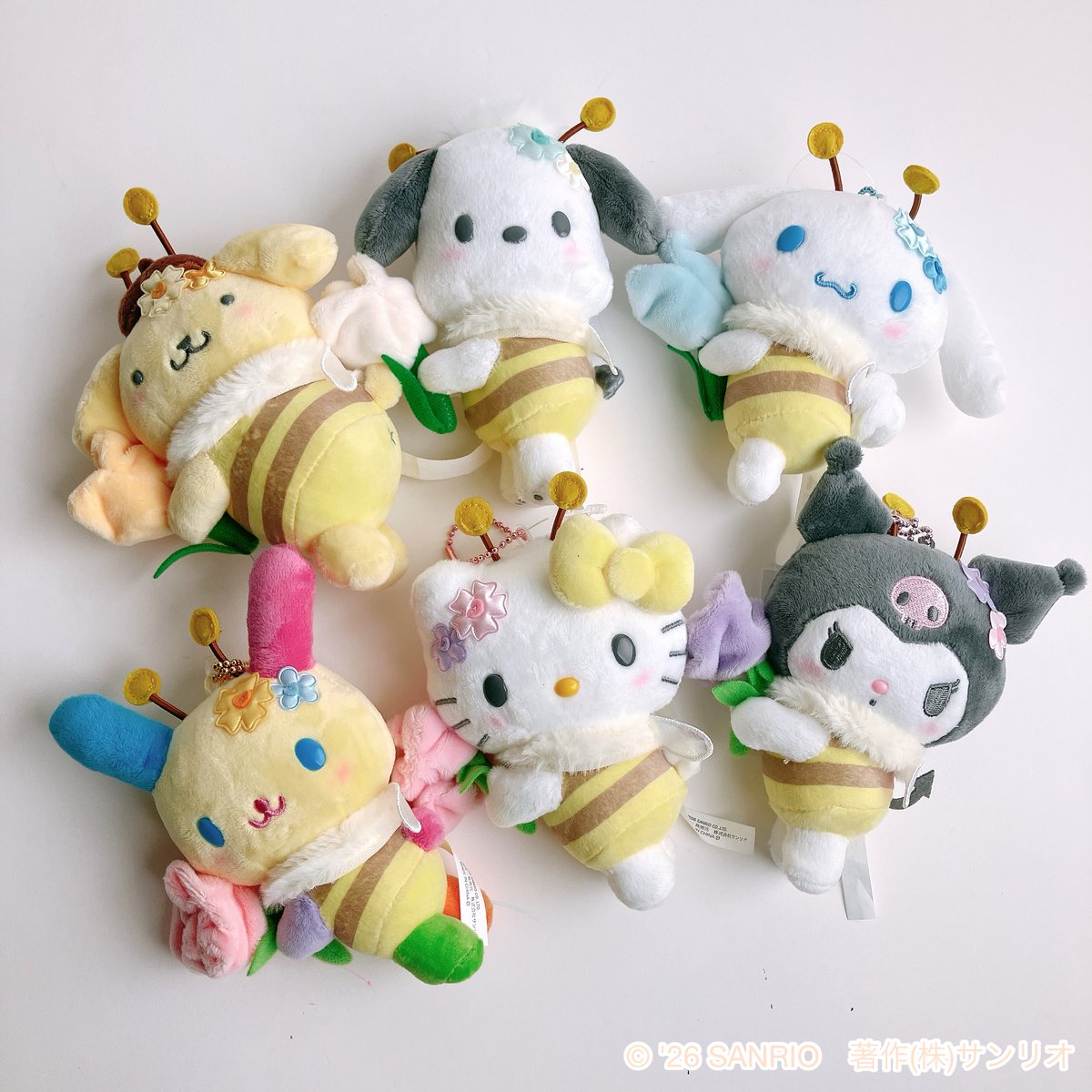 はち様おまとめ 4日発売！#新商品 💕／ お花大好きハチさんデザインシリーズ🐝 お花