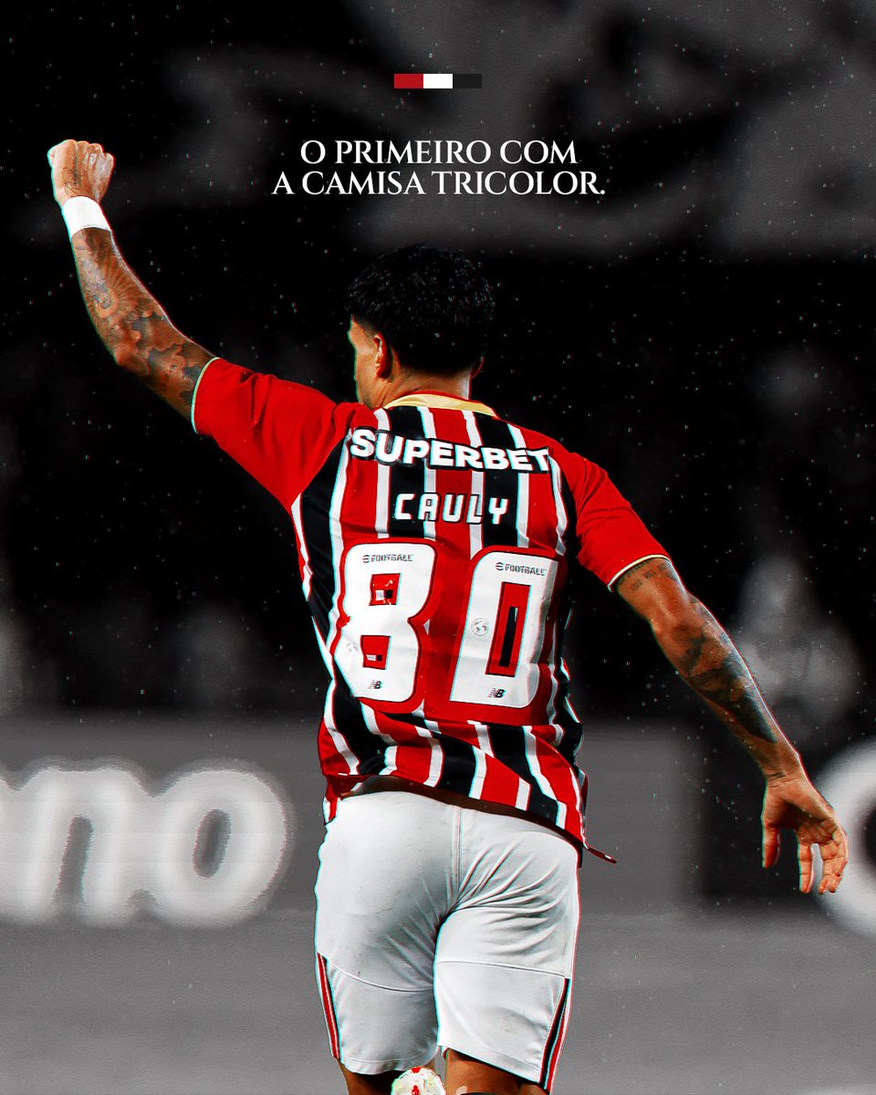 Estreia como titular ☑️
Gol da vitória ☑️

#VamosSãoPaulo 🇾🇪