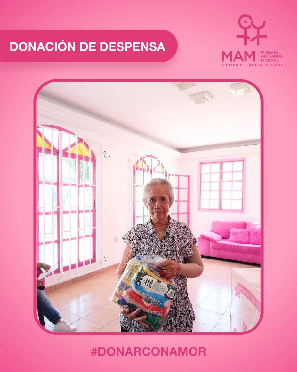 Nuestro objetivo es claro: apoyar a las mujeres que enfrentan el cáncer 🩷👏

¡Gracias a tu apoyo esto es una realidad! 

#CasaMAM #DonarConAmor #CáncerDeMama