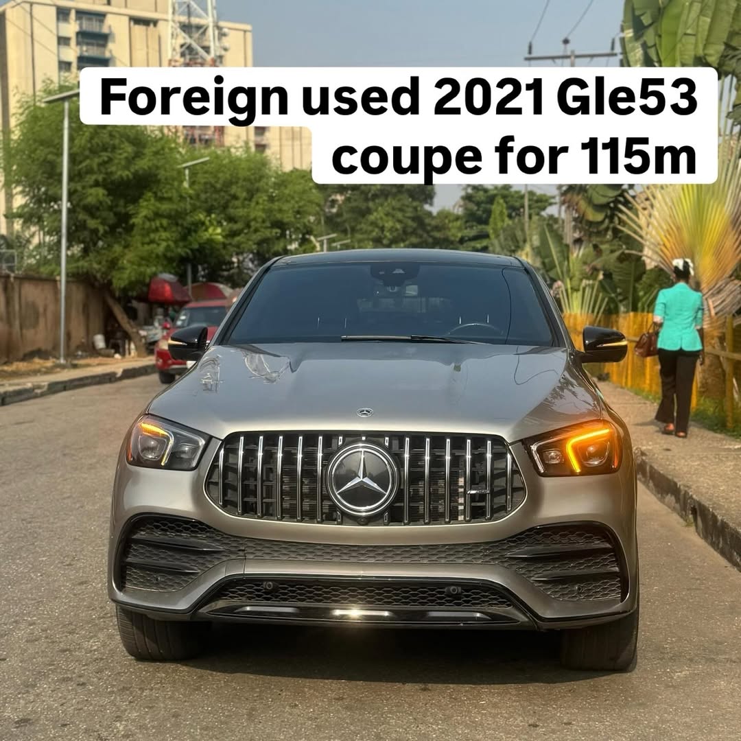 Flows_Autos's tweet photo. Foreign used 2021 Mercedes-Benz GLE53 AMG Coupe 🔥🚘

Sporty luxury coupe-SUV featuring AMG performance.
💰 ₦115M
📍 Lagos
📞 08187101819

AMG power 💪
Sleek coupe design ✨
Premium interior + advanced tech 🚀
Clean &amp; well-maintained. 

#MercedesBenz #luxury  #TrendingNews https://t.co/pfpVVPCs6I