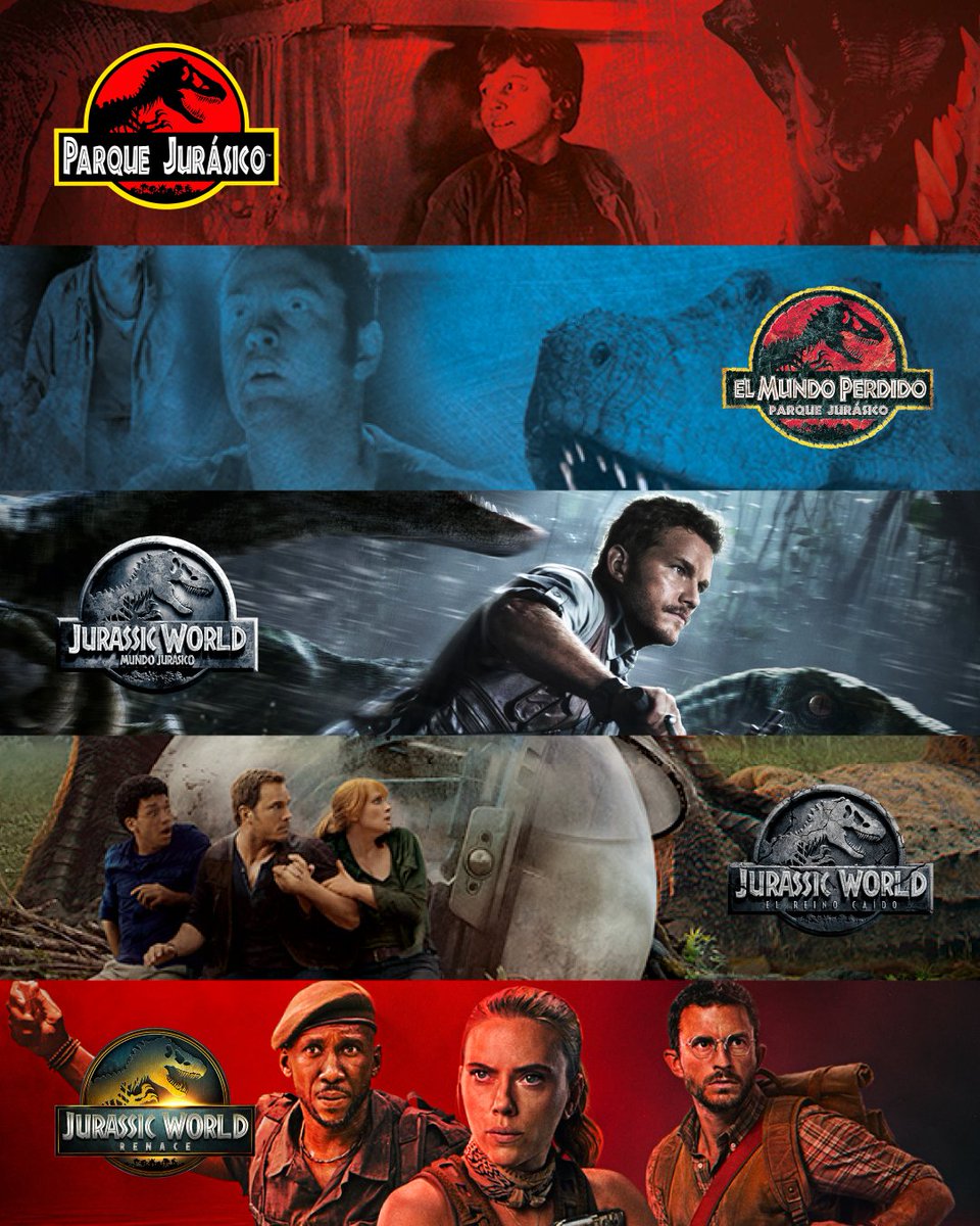 Desde 1993 venimos huyendo de ese bendito T-Rex. ¿Cuál es la peli que más emociona de toda la saga? 🦕

#JurassicPark