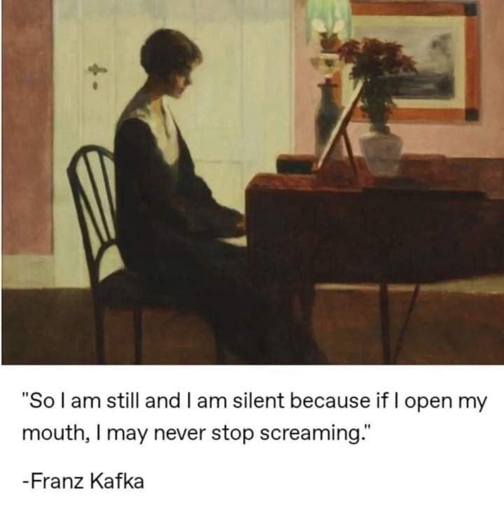 Lovandfear's tweet photo. — Franz Kafka https://t.co/oMJ00DAORU