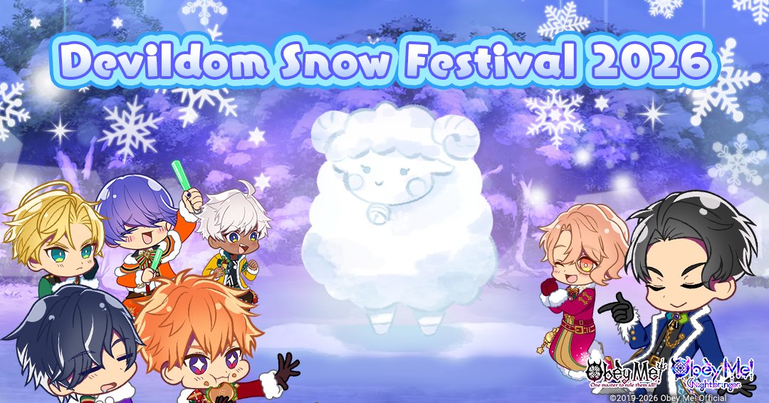 Even though the seasons are shifting, the Devildom is still shivering under a blanket of frost! ❄️ To make the most of the chill, the brothers have traveled to a nearby winter village to see the famous ice sculptures.

Lucifer: This town has truly outdone itself for the winter