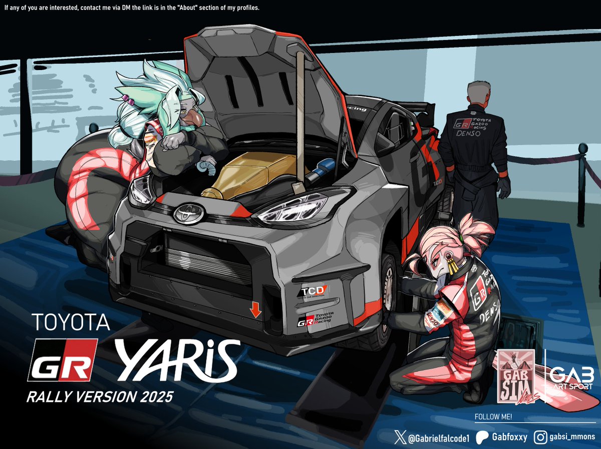 Gab Simmons Car art (commission closed) tweet media