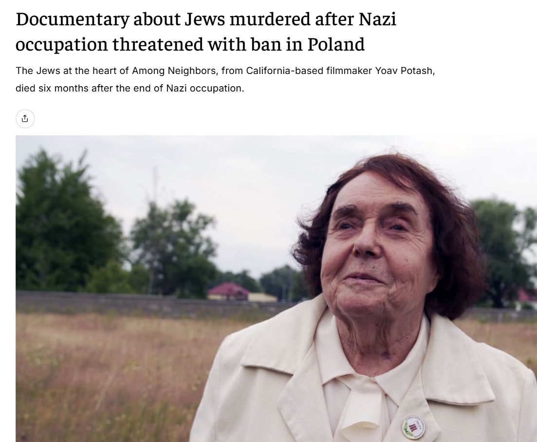 🚨 Five Holocaust survivors returned home to one Polish town in 1945.

About six months later, their neighbors murdered them.

Eighty years later, the documentary Among Neighbors tells the story.

Now Poland has opened an investigation.

Not into the murders.

Into the film.

A