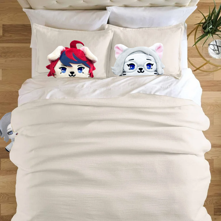 make sure to be quiet, I'm tucking my kitties in at bed tonight 

hopefully there are no monsters under the bed...