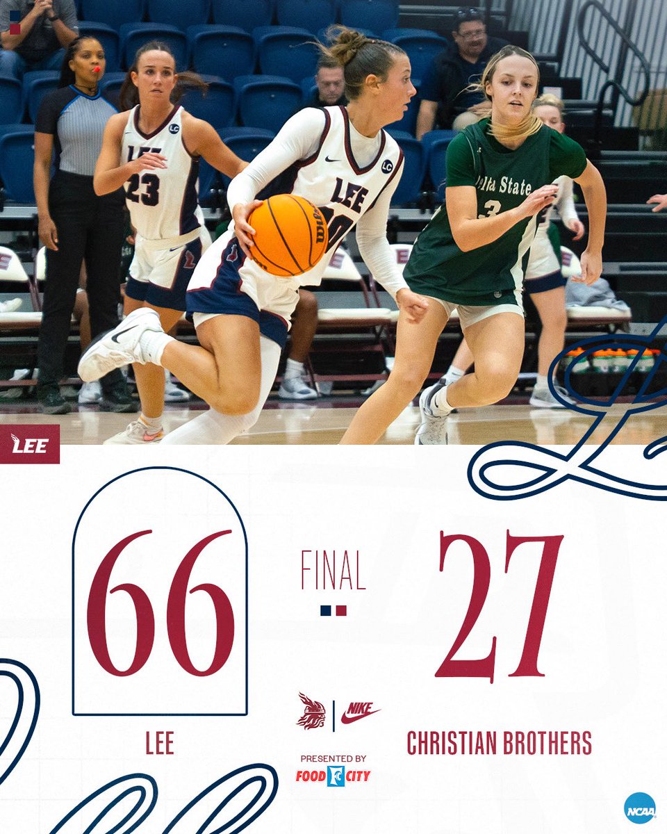 Lee Women's Basketball tweet media