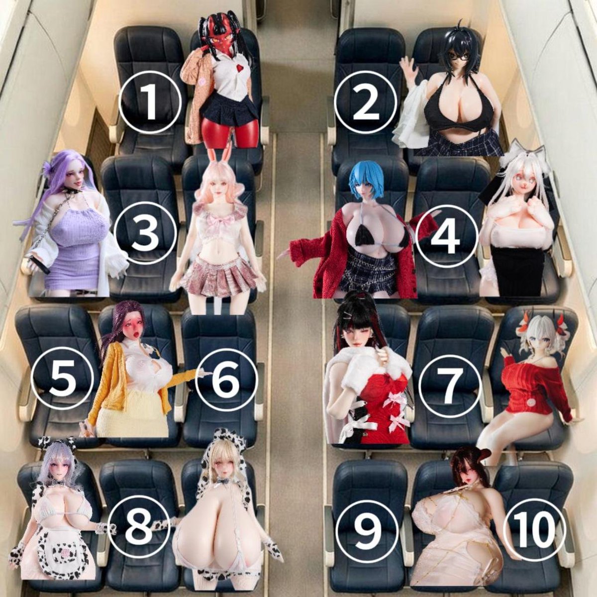 Please choose you seat! 🫱