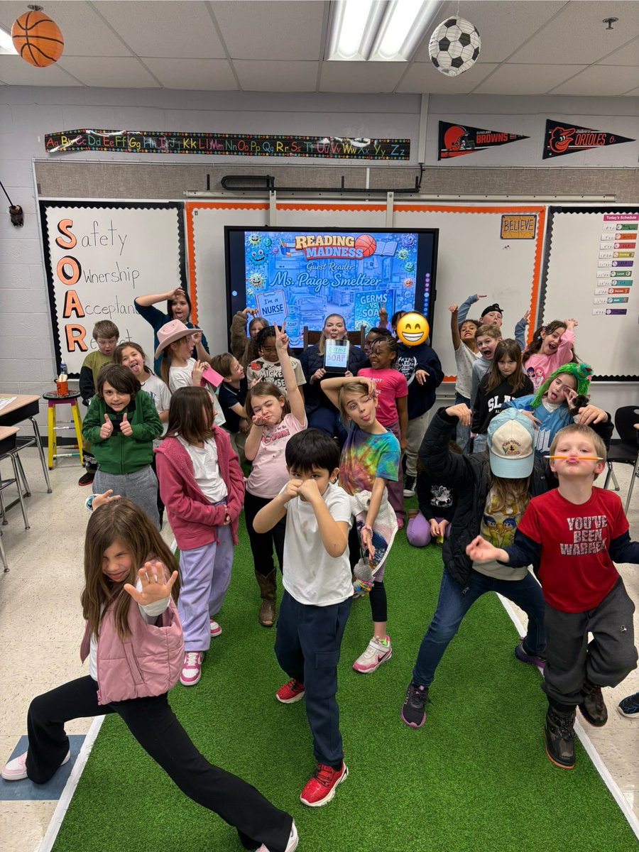 Day 2 of reading madness!📚

Today’s guest reader was Paige Smeltzer, a registered nurse at Wellspan Hospital. We loved her book “Germs vs Soap” and hearing all about how reading has impacted her in her proffesion!🩺