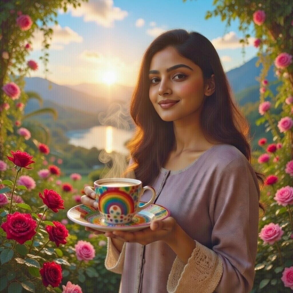 Stop scrolling.
This sunrise is your sign. ☀️
Sip positivity. Wear confidence.
Today is yours. 🔥✨
GOOD MORNING X 🌄