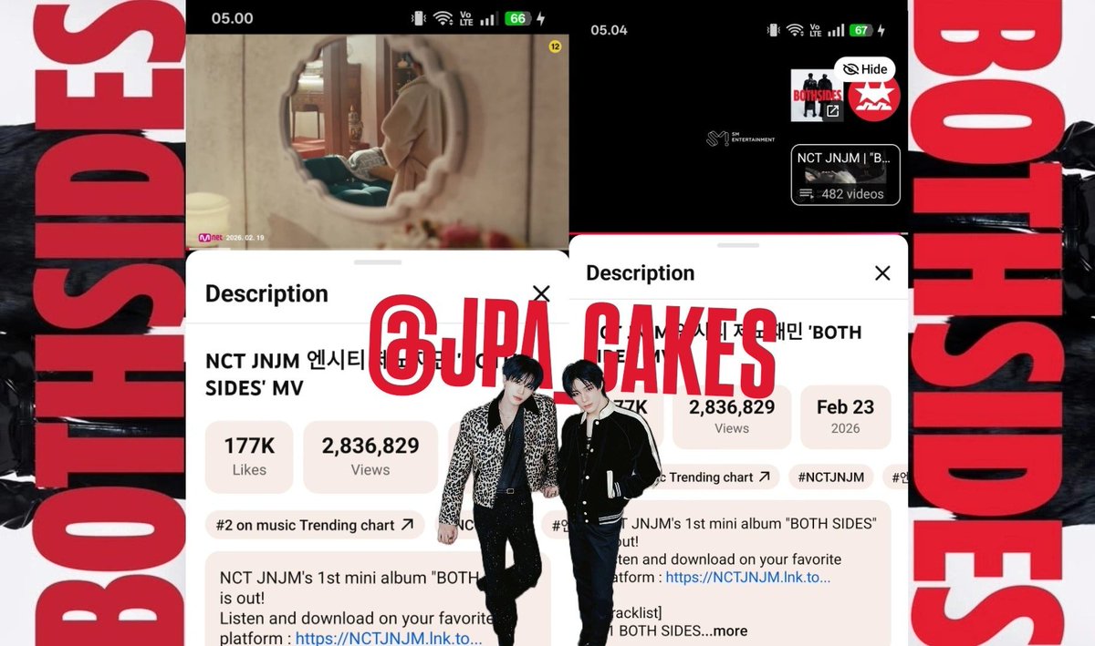 ★ 𝑩𝑶𝑻𝑯 𝑺𝑰𝑫𝑬𝑺★
★𝑺𝑻𝑹𝑬𝑨𝑴𝑰𝑵𝑮 𝑷𝑨𝑹𝑻𝒀★

 ✷ NCT JNJM 'BOTH SIDES' 
╰┈➤  youtu.be/QWFIz75ad6I?si…

NCT JNJM ERA BEGINS
#JNJM_BOTHSIDES
#NCTJNJM_데뷔팬_할사람