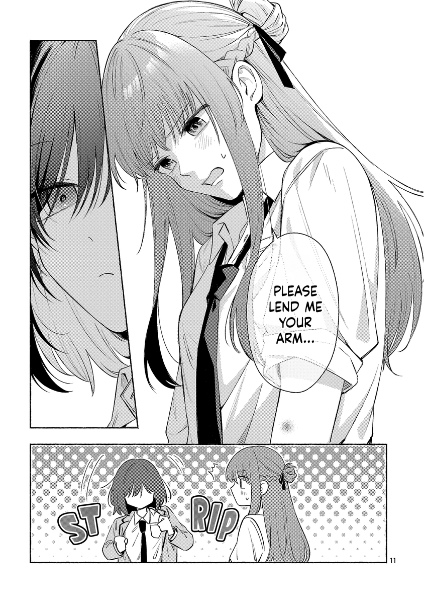 "please lend me your arm" and she starts tearing it all off you fucking freak