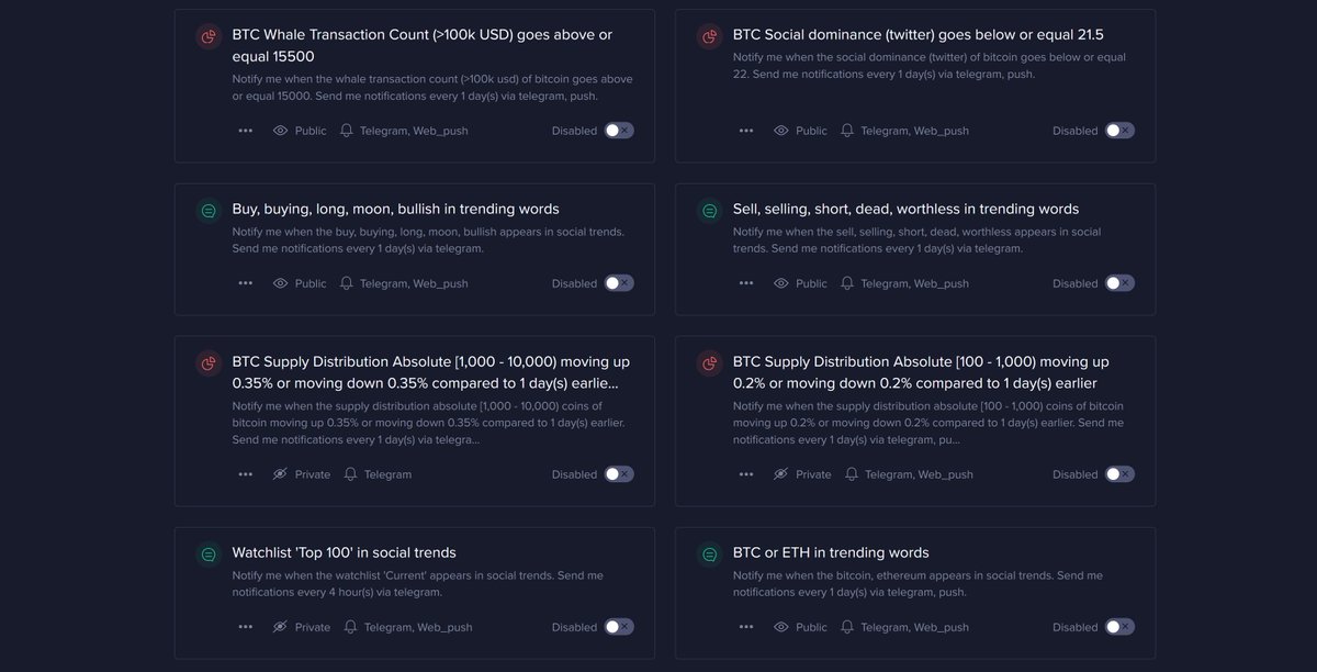 Santiment tweet media