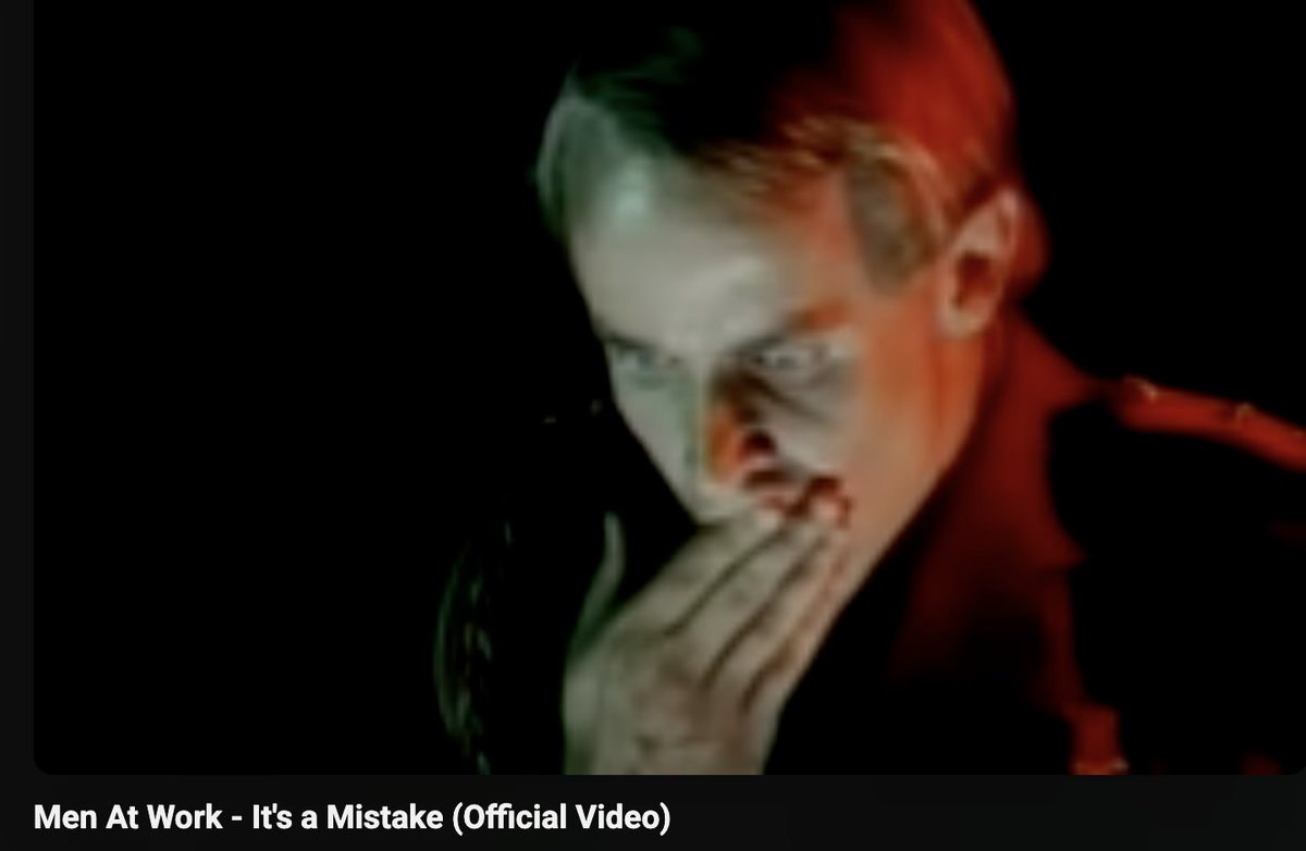 JesParent's tweet image. But how many AI are saying afterwards: It's a mistake!

via:  #MenAtWork . . .  youtu.be/I0AxrOUJ62E?si…