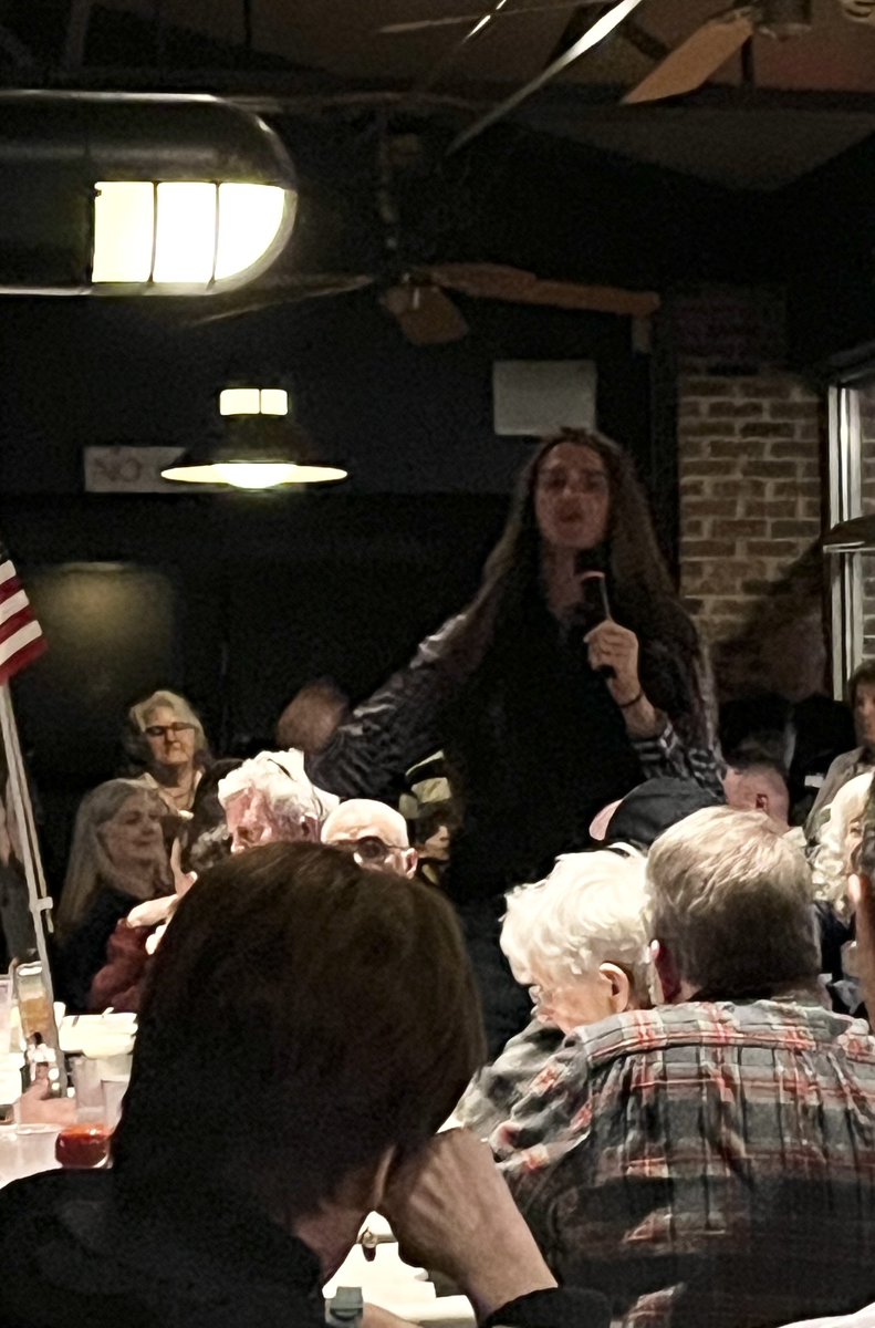 <a href="/DataRepublican/">DataRepublican (small r)</a> Just had a great evening with <a href="/ScottPresler/">ThePersistence</a> as he received our county GOP grass roots award, and stumped for the SAVE America Act.
He is every bit as gracious in person as online.
