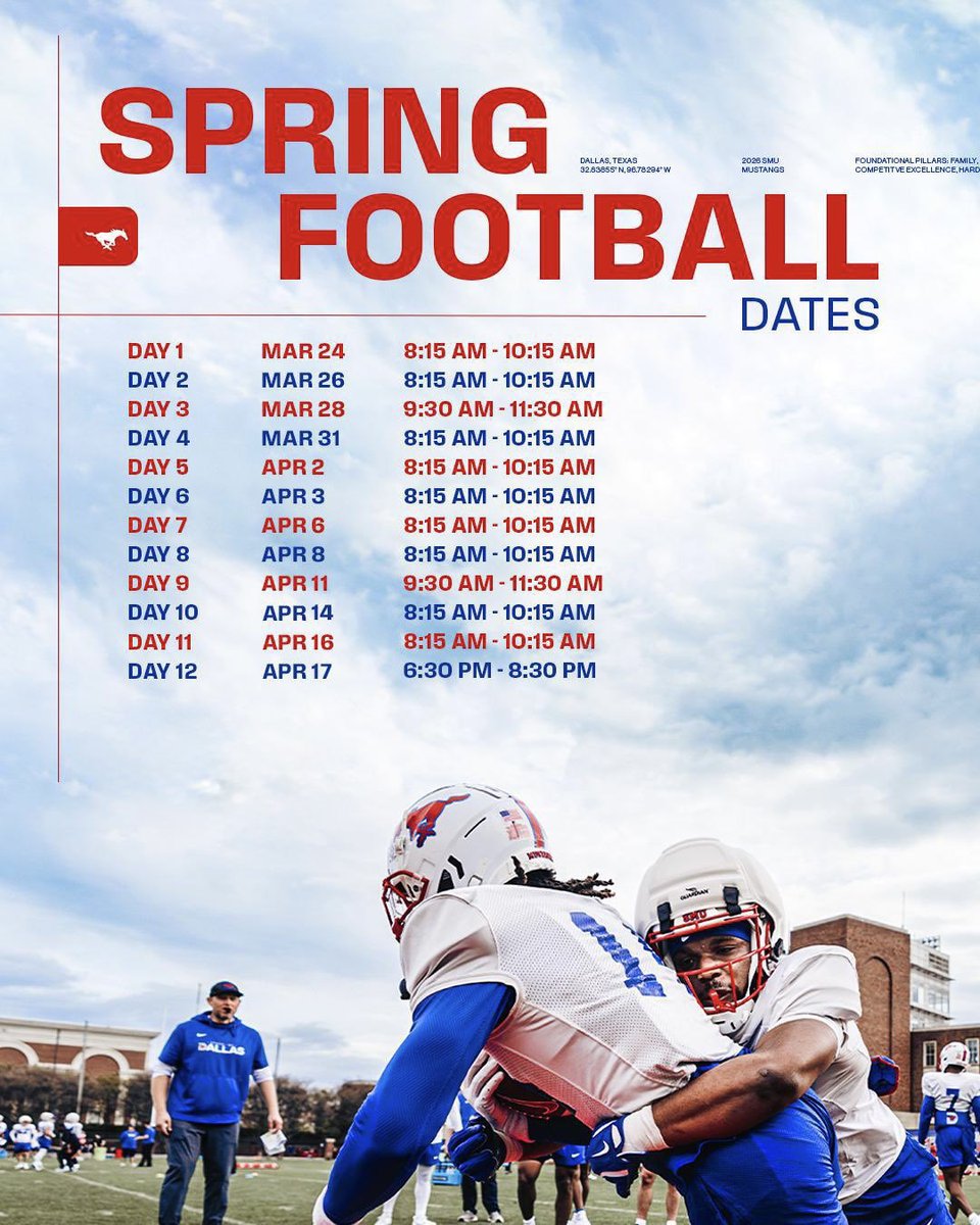 kadeschnei1285's tweet photo. Thank you @SMUFB @jose_soria99 @_ParkerStone @coachrdodge @GarinJustice @rhettlashlee for the Spring Ball invite!
#PonyUp #SpringSZN
@FBCoachCummings @RecruitTheWest https://t.co/kwQhKQV1Wh