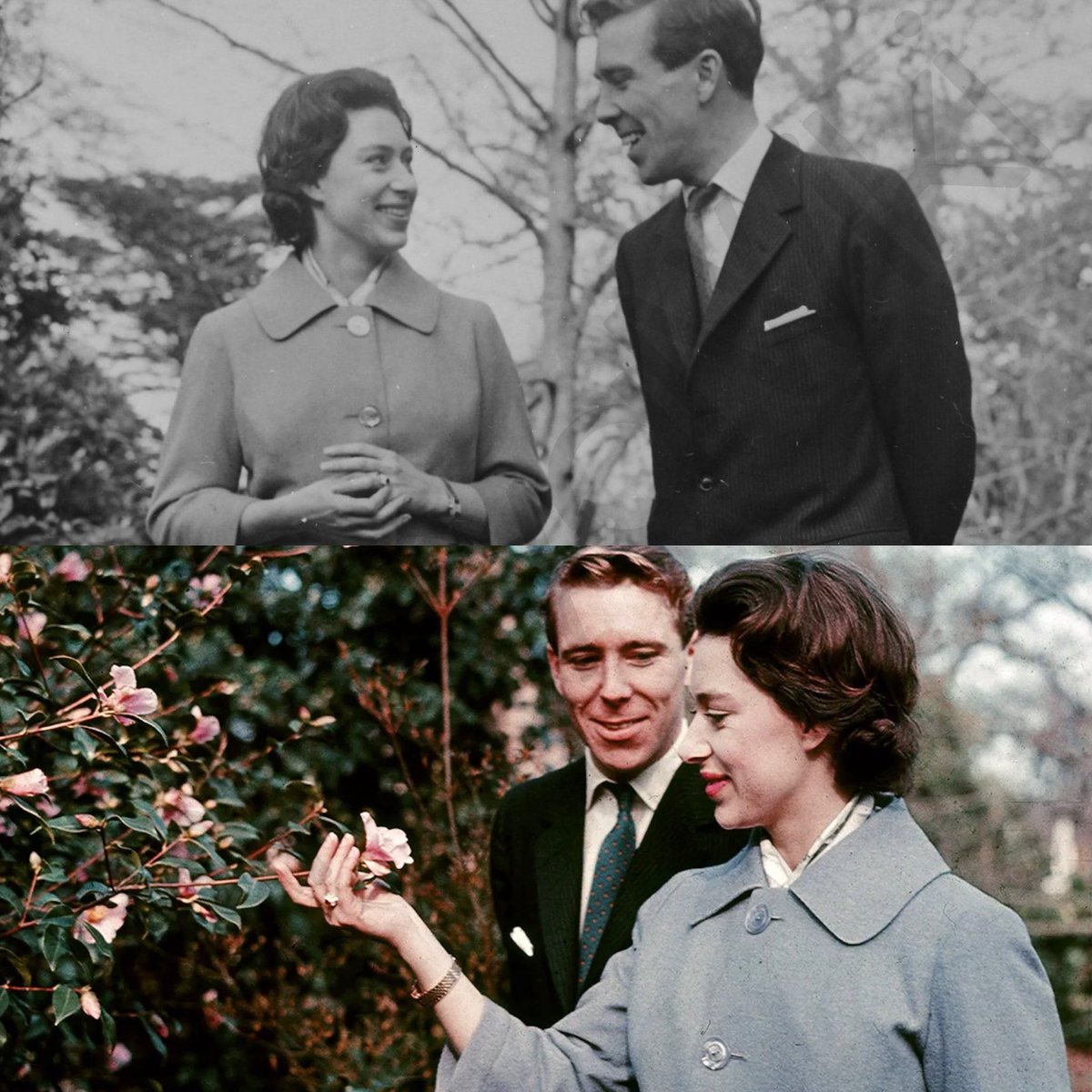 RoyalWikipedia's tweet photo. On this day in 1960, Clarence House announced the engagement of HRH the Princess Margaret and Mr Antony Armstrong-Jones❤️
The engagement ring was set with a ruby and marguerite of diamonds, based on Margaret’s middle name Rose❤️
#HerRoyalHighness #PrincessMargaret #EarlOfSnowdon https://t.co/Z1bLrAk8P0