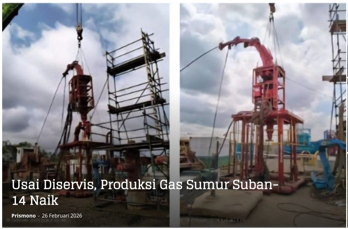 Seluruh pekerjaan pada sumur Suban-14 dilaksanakan tanpa rig besar (rigless), dan hanya menggunakan CTU, dengan total waktu pekerjaan selama 21 hari 

#skkmigas #kkks #medcoepgrissik #suban #musibanyuasin #medcoenergi #wellservice #ctu #petrominer 

petrominer.com/usai-diservis-…