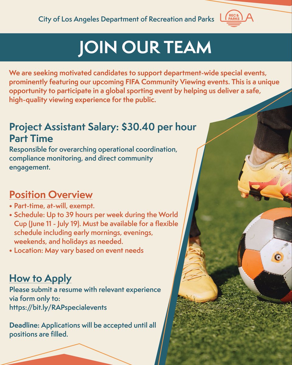 City of LA Department of Recreation and Parks tweet media