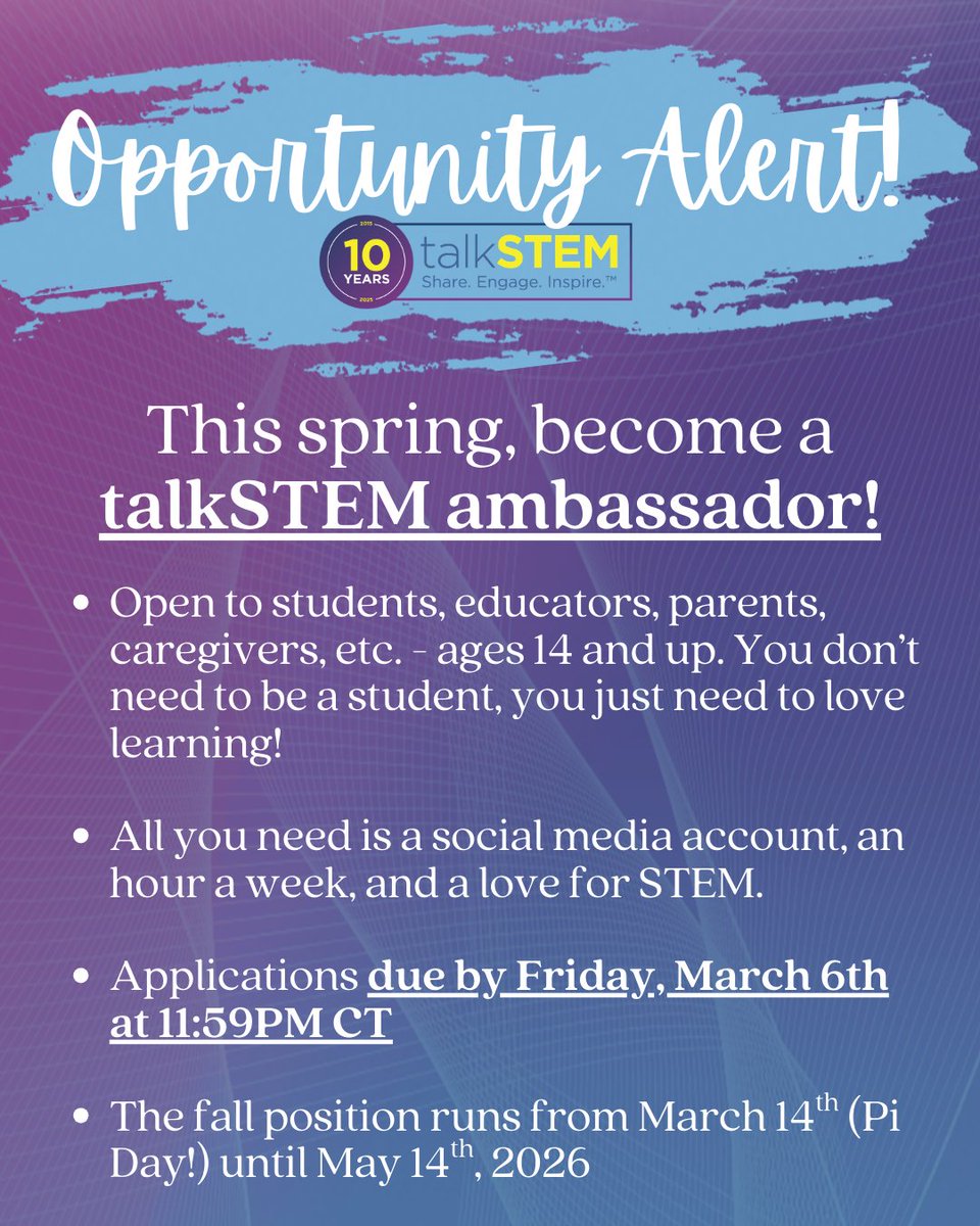 talkSTEM tweet media