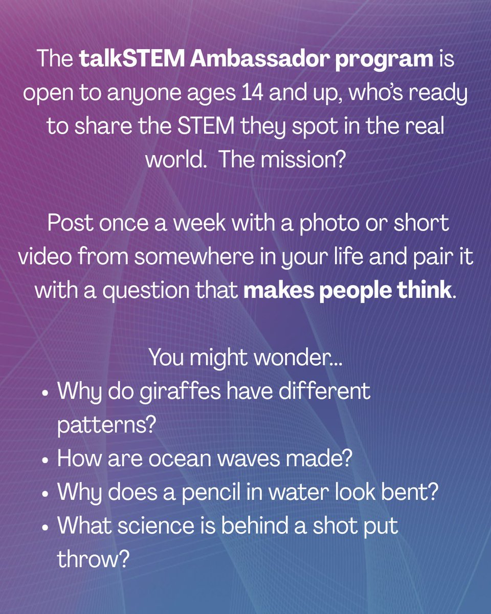 talkSTEM tweet media