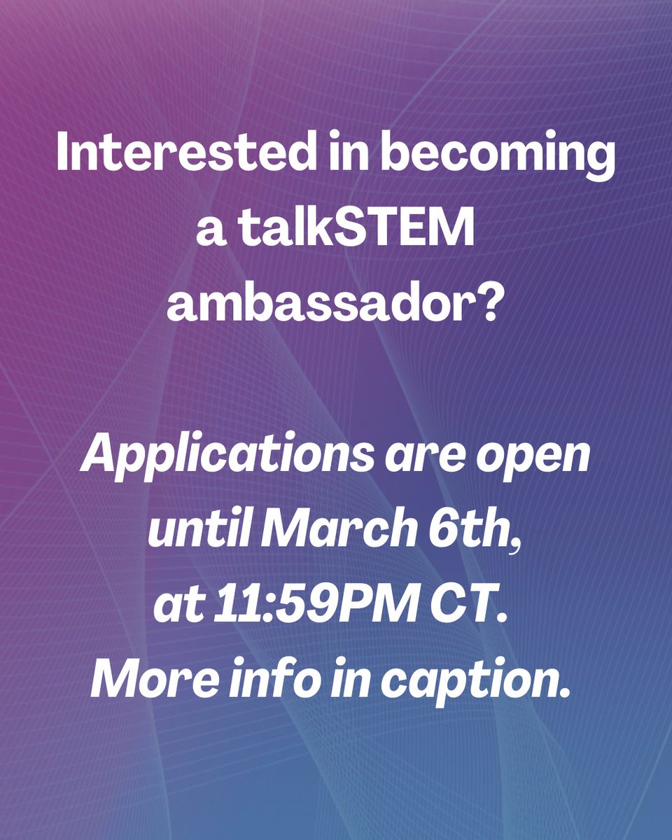 talkSTEM tweet media