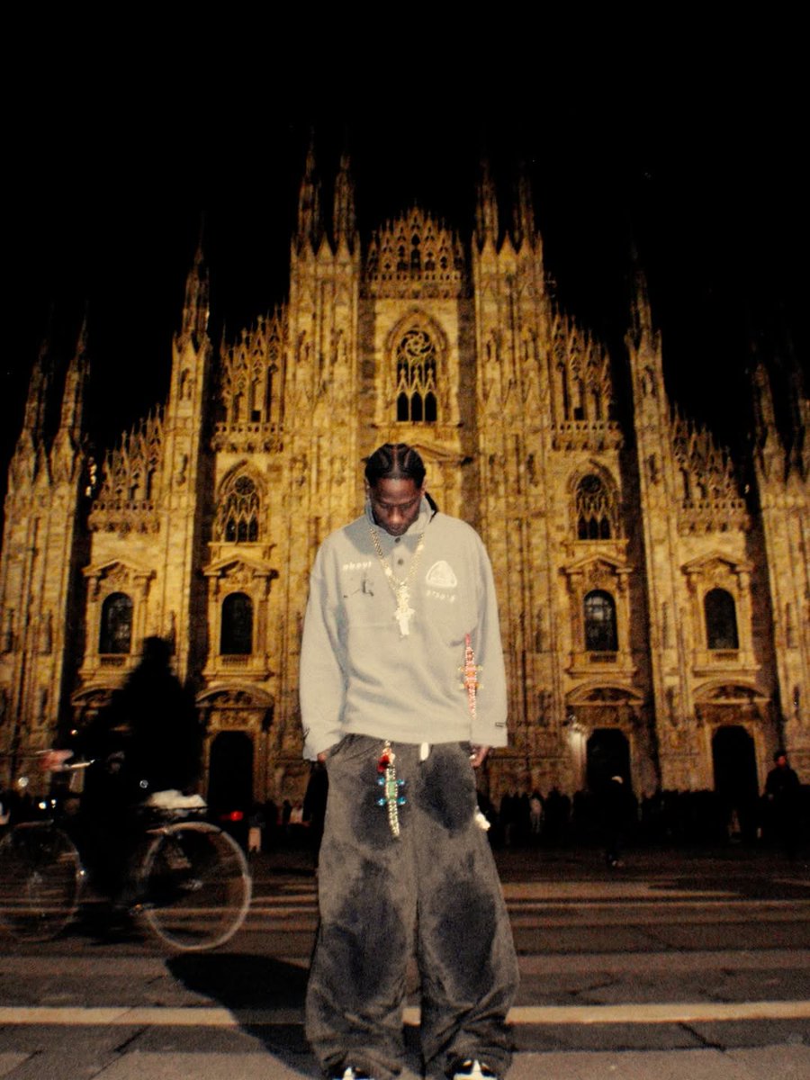 travisscottfile's tweet photo. Travis Scott debuts Nike ACG x CPFM Spring / Summer 2026 collection in Milan, Italy 🇮🇹 https://t.co/mWJ2aKu7Zb