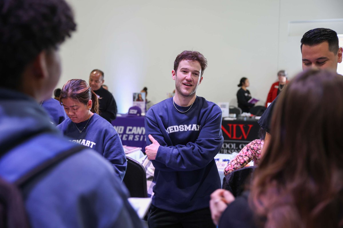 ClarkCountySch's tweet image. Another amazing #CTEMonth celebration! 

Ten high schools from across the District joined for a medical careers day conference. These students are currently enrolled in CTE medical programs and are exploring potential career options. 

Thank you to our community partners who made