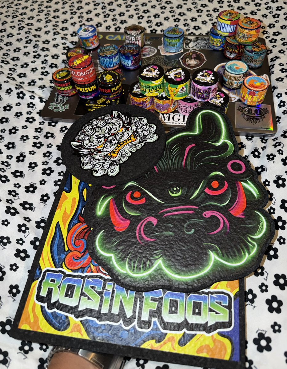 GoGoJaMz's tweet photo. Early TD, so I gotta say it’s gonna be a Foo’ day. @rosin_foos did it again. 💪🏼 Flavors 4 days. 🫡 https://t.co/pVVmv26e2A