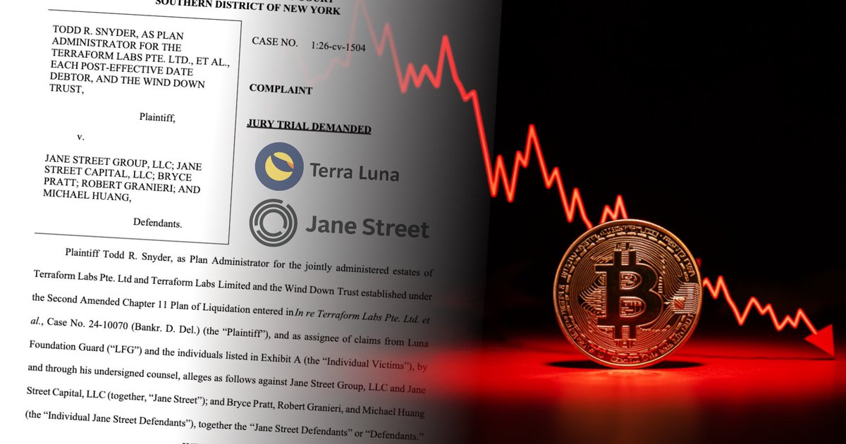 I CAN’T THANK TERRA FORM LABS ENOUGH FOR EXPOSING JANE STREET.