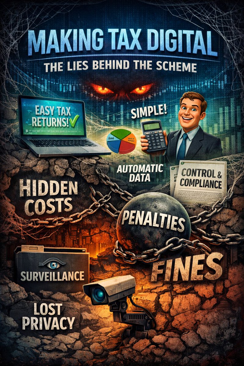 HMRC's Making Tax Digital scheme, which will force the self-employed to file tax returns at least 5 times a year, was sold to taxpayers based on lies. Chancellor George Osborne promised the scheme would result in the annual tax return being abolished.

He said in 2015: “12