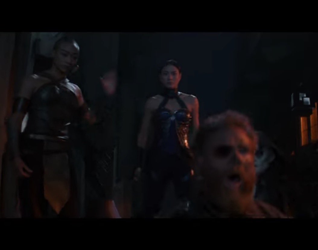 They really tried to hide Quan chi in this trailer but I see him #MortalKombat2