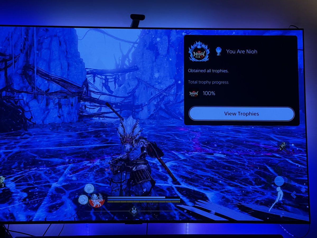 وجبت البلاتنيوم تروفي في لعبة Nioh 3 

جدا استمتعت فيها العالم المفتوح فيها والاستكشاف كانو ممتعين .. وتحدي الزعماء كان جدا حماسي ! 

9/10  

#nioh3