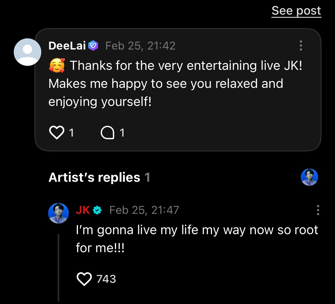 “i’m gonna live my life my way now so root for me!!!” 

we will always root for you jungkook🥺