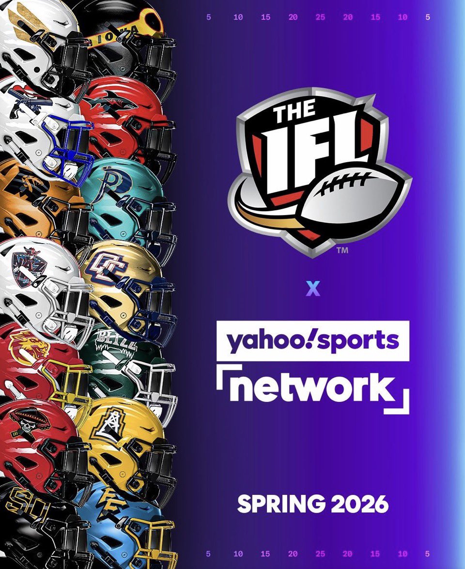 ryanspoon's tweet photo. “@YahooSports is the home of the @. @IndoorFL. Indoor Football lives on Yahoo.” - Jared Widman.
64 games. 
Including the championship.
💪 https://t.co/tWHFhsd4E9