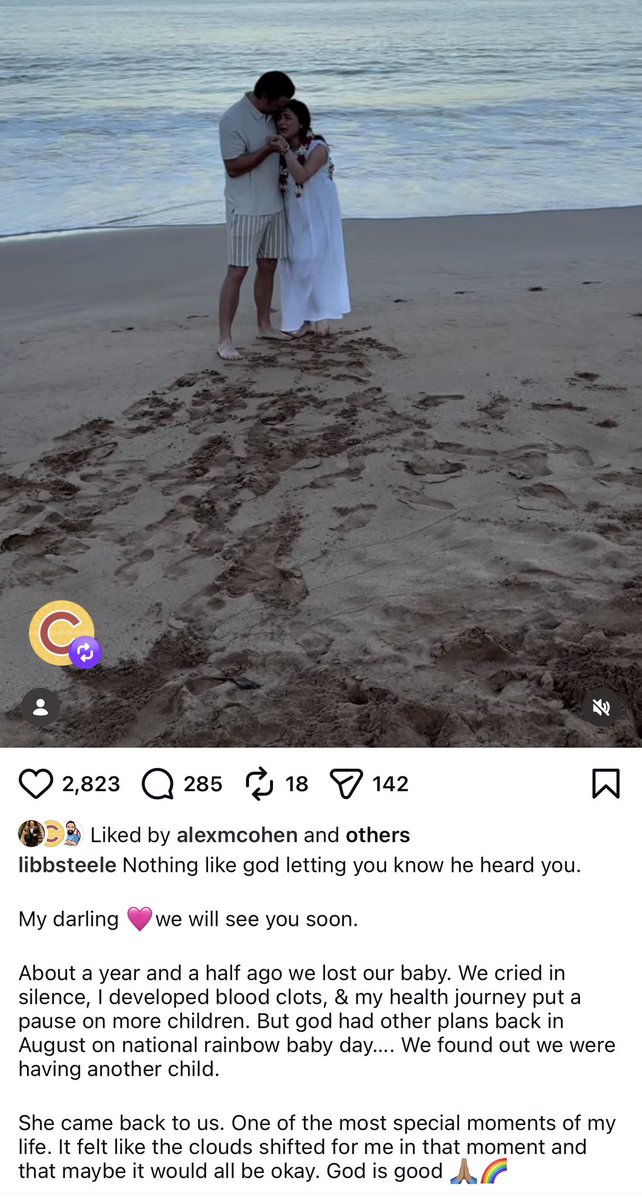 Pretty cool IG post from Libby Steele, Justin’s wife.