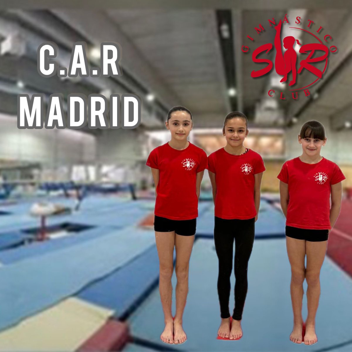 Queremos compartir y apoyar en el aprendizaje de nuestras gimnastas: Julieta, Elisabeth y Ana. Que partirán junto con el equipo técnico al CAR de Madrid. A disfrutar chicas !!! Vuestro club os sigue y apoya. 🙌🏻🙌🏻🙌🏻🙌🏻