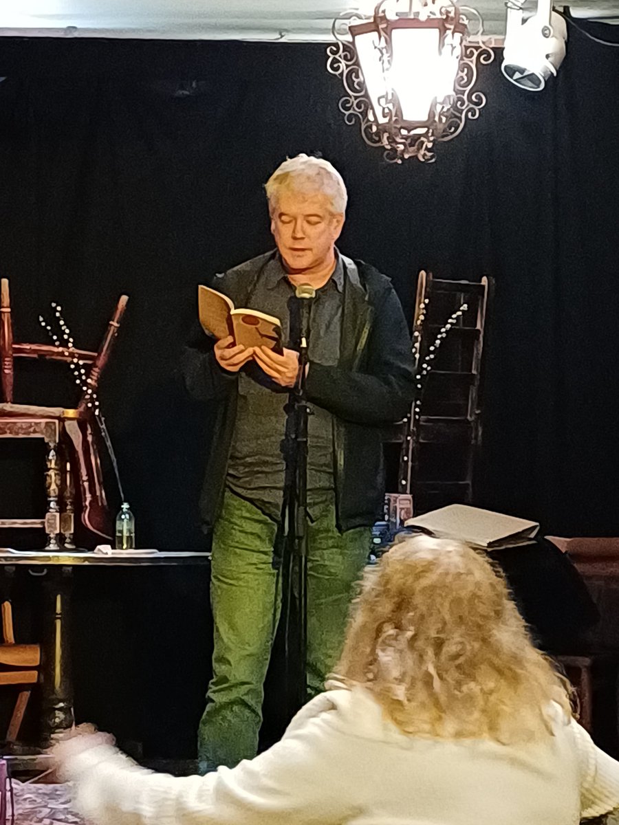 ThomasMcColl2's tweet photo. It was great to read again at Paper Tiger Poetry, hosted, as ever, by the irrepressible @why_whyjason206. Paper Tiger is on again this Friday (27th) at the Tea House Theatre Vauxhall, &amp; here's me reading 'The Gamble Account' from my first poetry collection https://t.co/l488DfaaJl