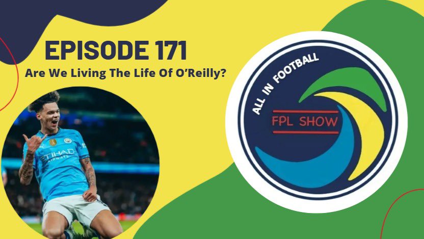 AllInFootballP's tweet photo. All In Football FPL Show - Episode 171 - Are We Living The Life Of O'Rei... https://t.co/y847MlXkG4 via @YouTube https://t.co/AtyKbwvNpG