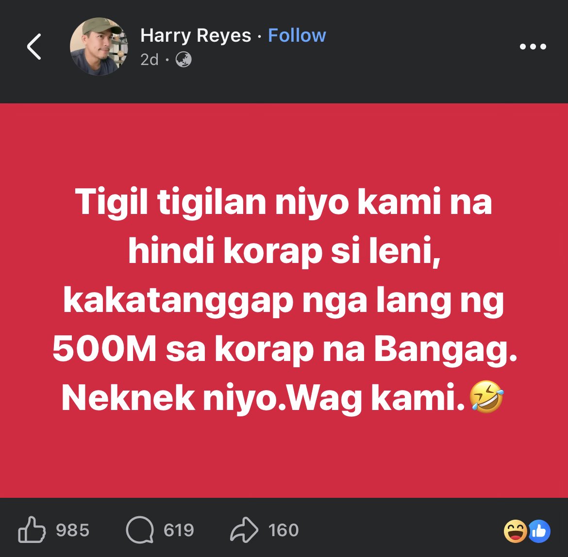 egngabrl's tweet photo. Kapag hindi kayang sumagot sa maayos na debate, imbes na argumento ang ilaban, personal na atake tulad ng gender o itsura ang inuuna.

DDS BOBO https://t.co/D1skdZjls5