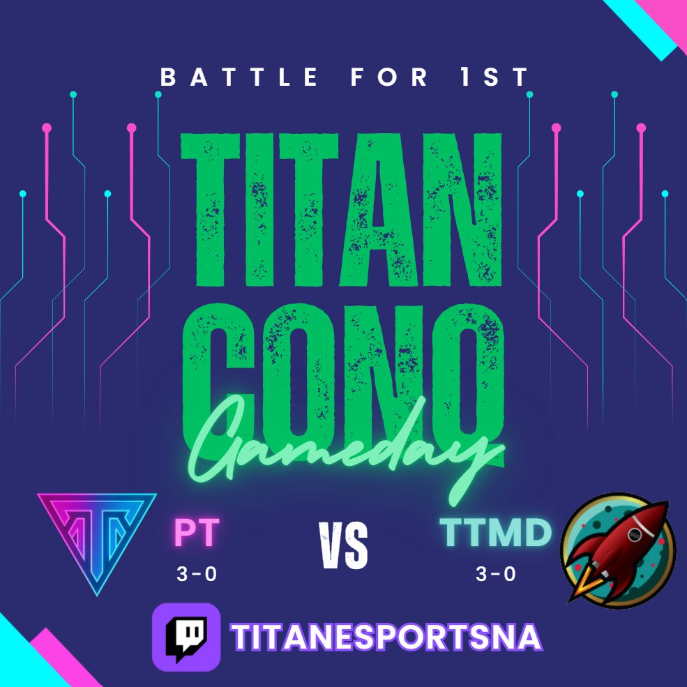 PROJECT: TILT faces against the other undefeated team in Group A today in TTMD, where they look to continue their momentum and seize FIRST in the group.

Tune in at 8ET/5PT on the official <a href="/TitanEsportsNA/">Titan Esports</a> stream to watch this standoff!
twitch.tv/titanesportsna