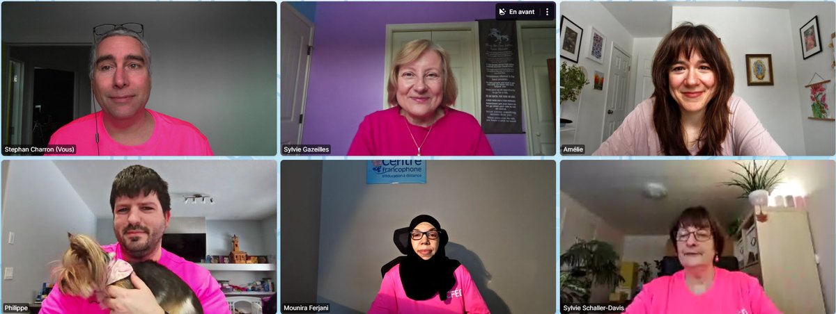 Aujourd’hui, nous portons le chandail rose pour affirmer haut et fort que l’intimidation n’a pas sa place dans nos écoles ni dans nos communautés.

#JournéeDuChandailRose #PinkShirtDay #ChoisirLaGentillesse