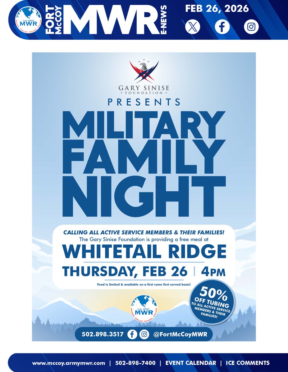 Fort McCoy MWR tweet media