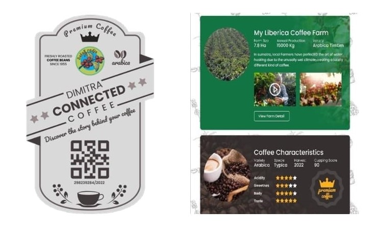 #Dimitra $DMTR Offer traceability for all produced batches, add value to your products, and access new markets. With our platform, each farm will have its own QR code, allowing you to insert photos and tell the story of each producer, thus adding value to the product.