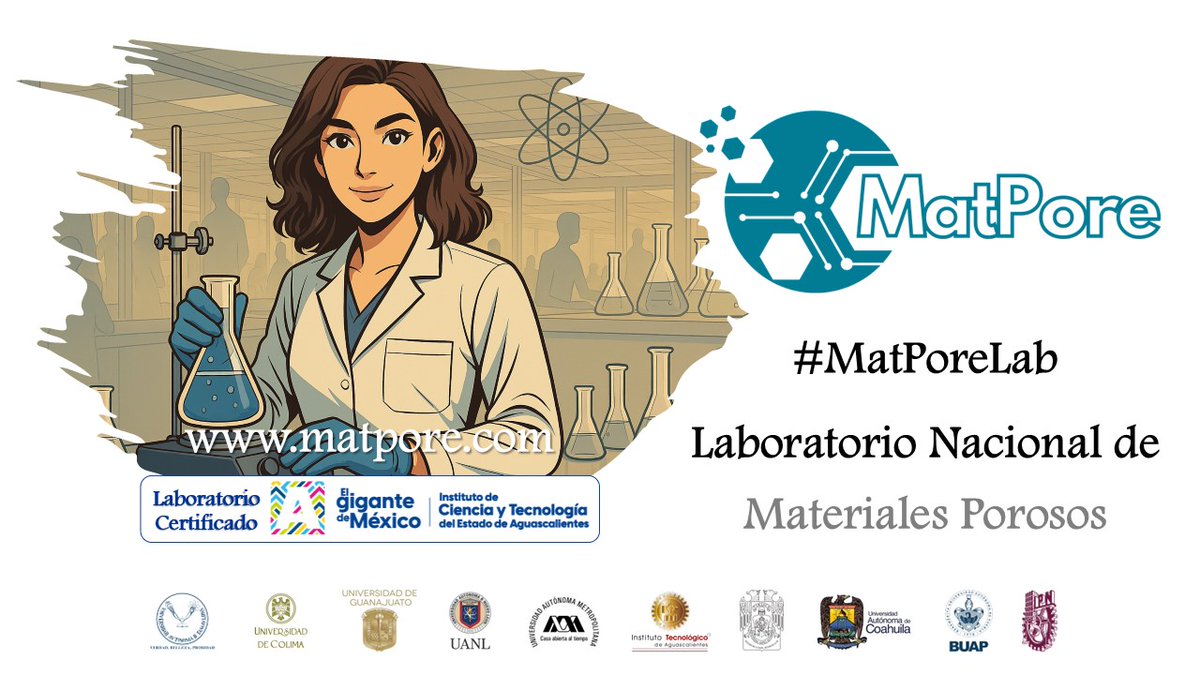 Laboratorio Nacional de Materiales Porosos tweet media