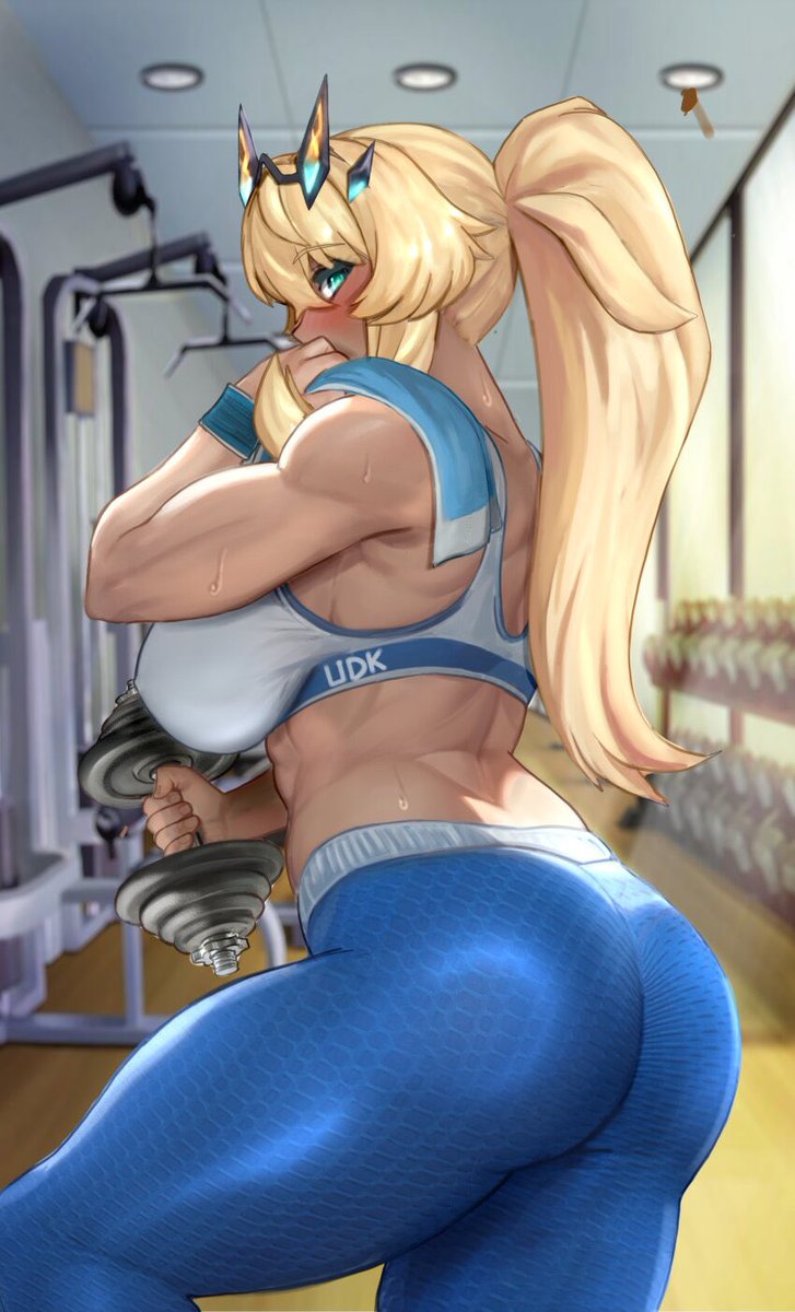 Suprisingly, there’s very little workout/gym Barghest, even though she would LOVE the gym, and it hurts.

I can only imagine how much bigger and stronger she would be having access to a modern gym.

Art by <a href="/Raskasar/">Raskasar</a>