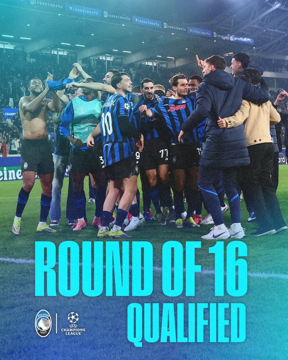 Marten de Roon weet met Atalanta Dortmund uit te schakelen in een zeer boeiende wedstrijd in Bergamo.

Het werd in blessuretijd 4-1 (2-0) voor de Bergamaschi en zo gaan de Italianen een ronde verder. #ucl

🔸De Roon was met o.a. een assist belangrijk.

#AtalantaBVB