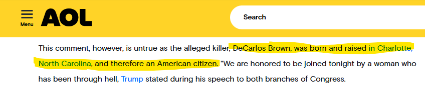 Disgusting that Trump used the murder of Iryna Zarutska to spew anti-immigrant hatred.

In reality SHE was the immigrant and her KILLER was an American born citizen.

Lying about murder victims to score political points is beyond the pale and that's why we didn't stand.