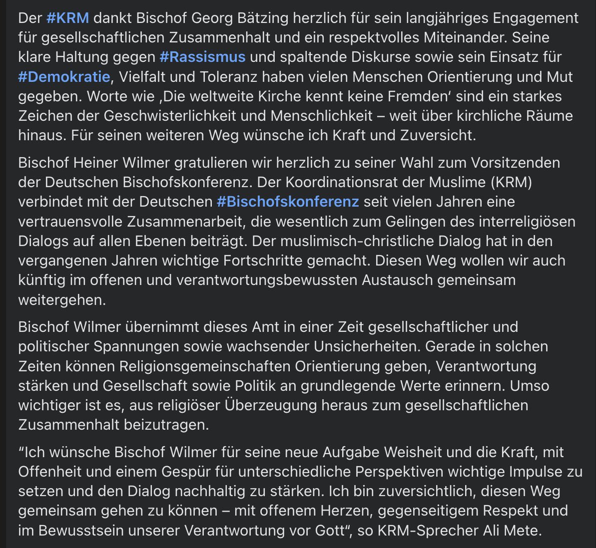 Koordinationsrat der Muslime tweet media